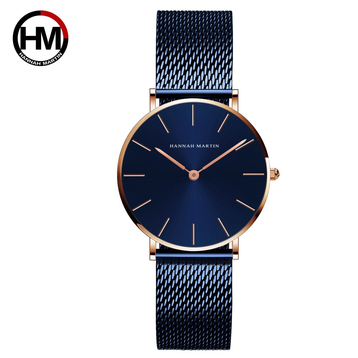 36mm Steel Chain Waterproof Watch Light Luxury Niche Nordic Minimalist Style Steel Mesh Belt Slim Ladies Watch