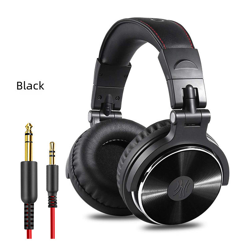 Wired Overhead Headphones For Mobile Phone Tablet Computer Recording Monitoring Noise Reduction Microphone 6.5